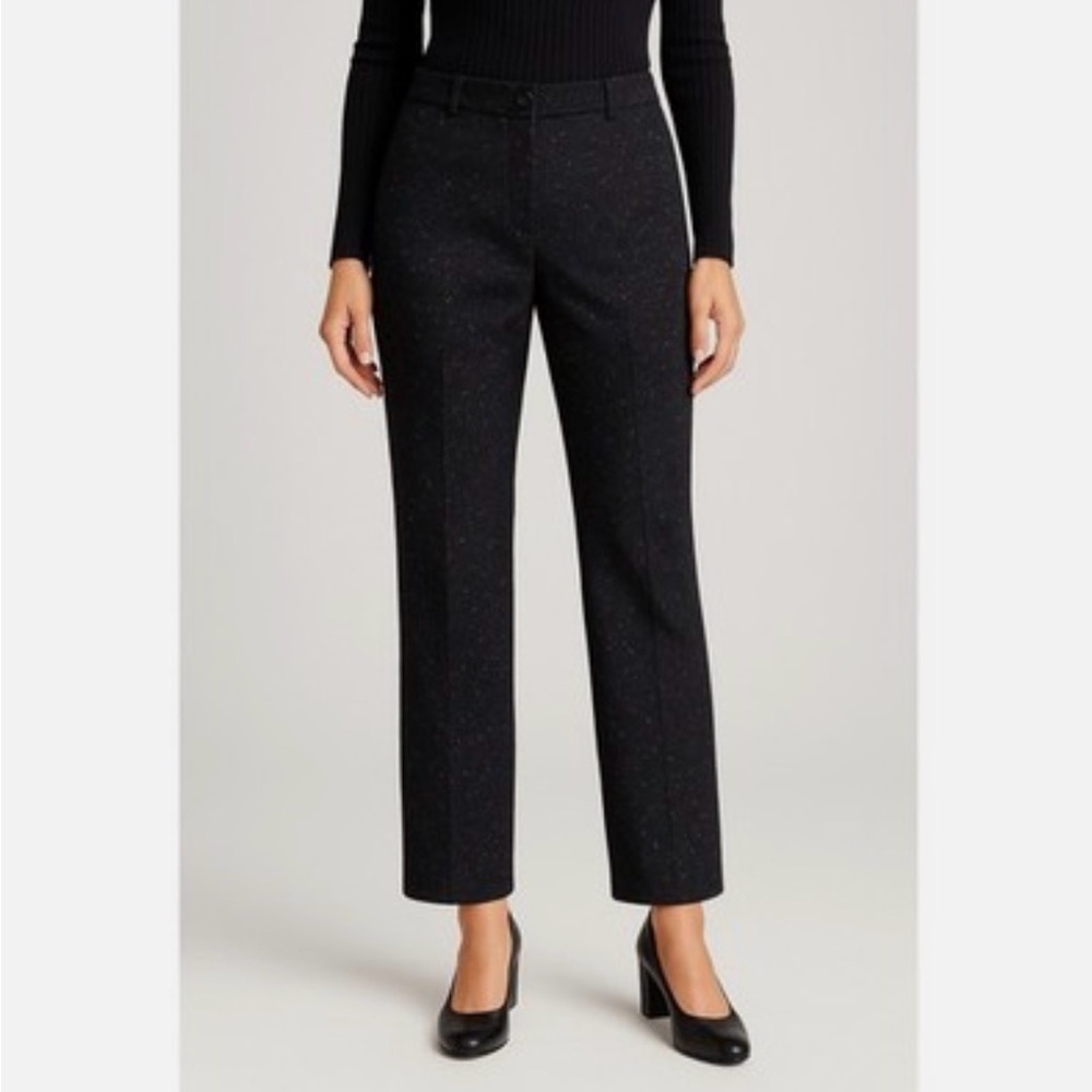 Rainbow-Flecked Wool Trousers